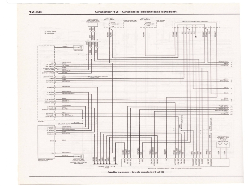 2006 chevy trailblazer radio wiring diagram