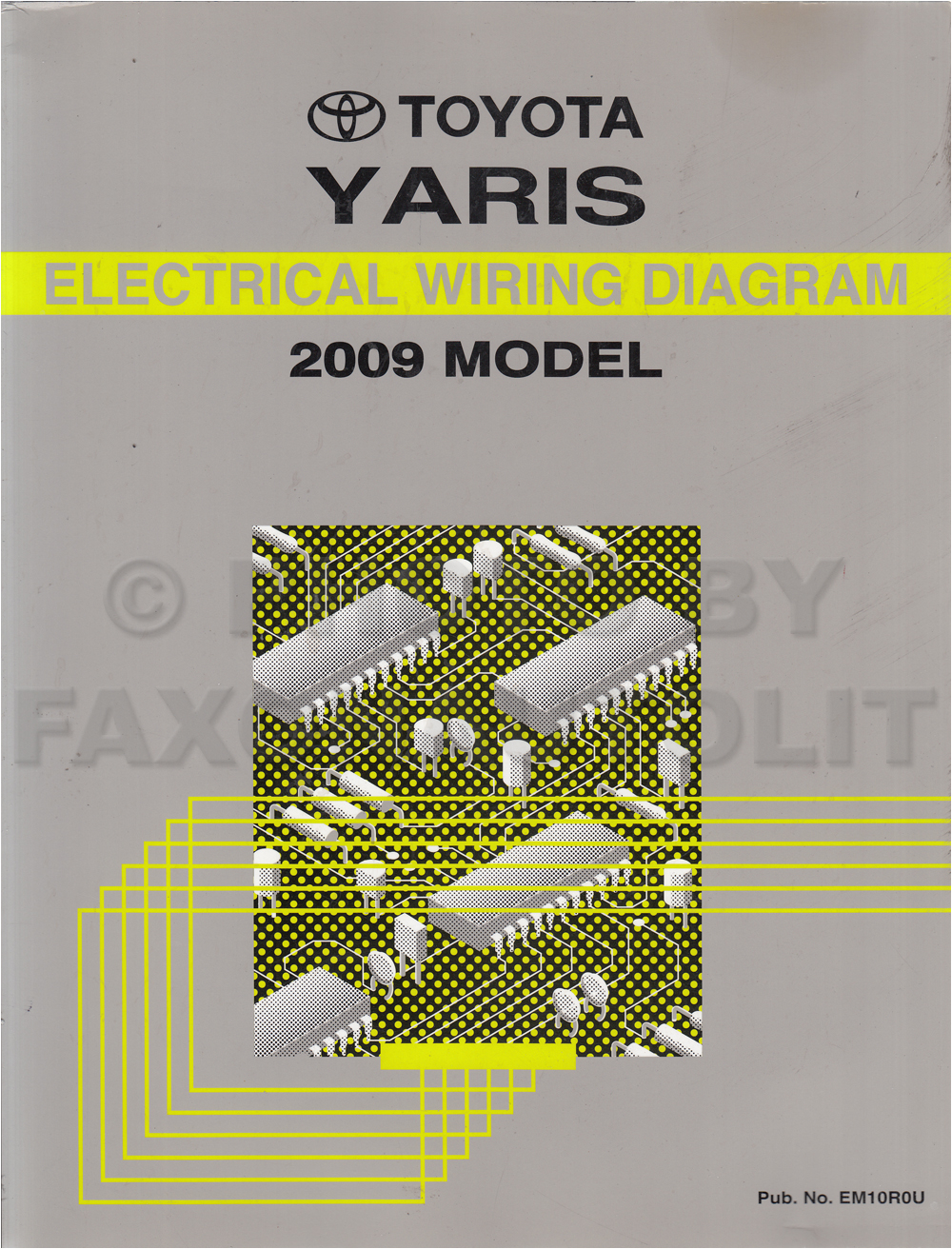2009 toyota yaris wiring diagram manual original p31501