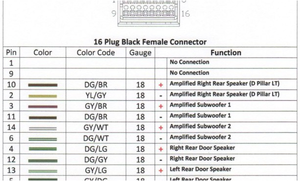 radio wiring diagram for 08 dodge charger