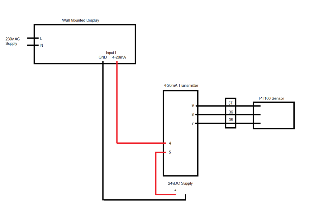 rtd pt100 3 wire wiring diagram