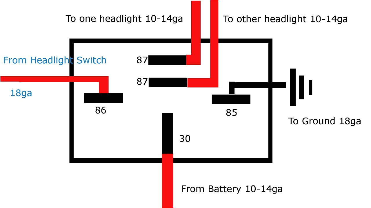 how a 5 pin relay works youtube 5 pin relay wiring diagram