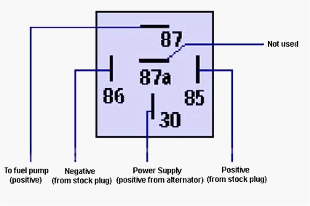 wiring diagram for five pin relay