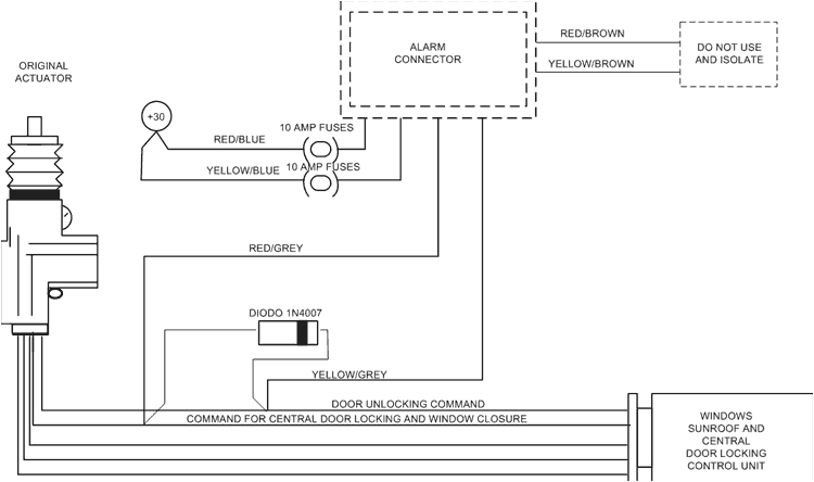 5 wire door lock actuator wiring diagram for your needs