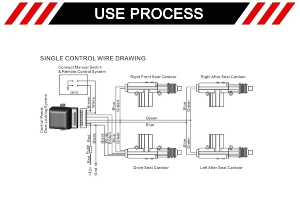 5 wire door lock actuator wiring diagram