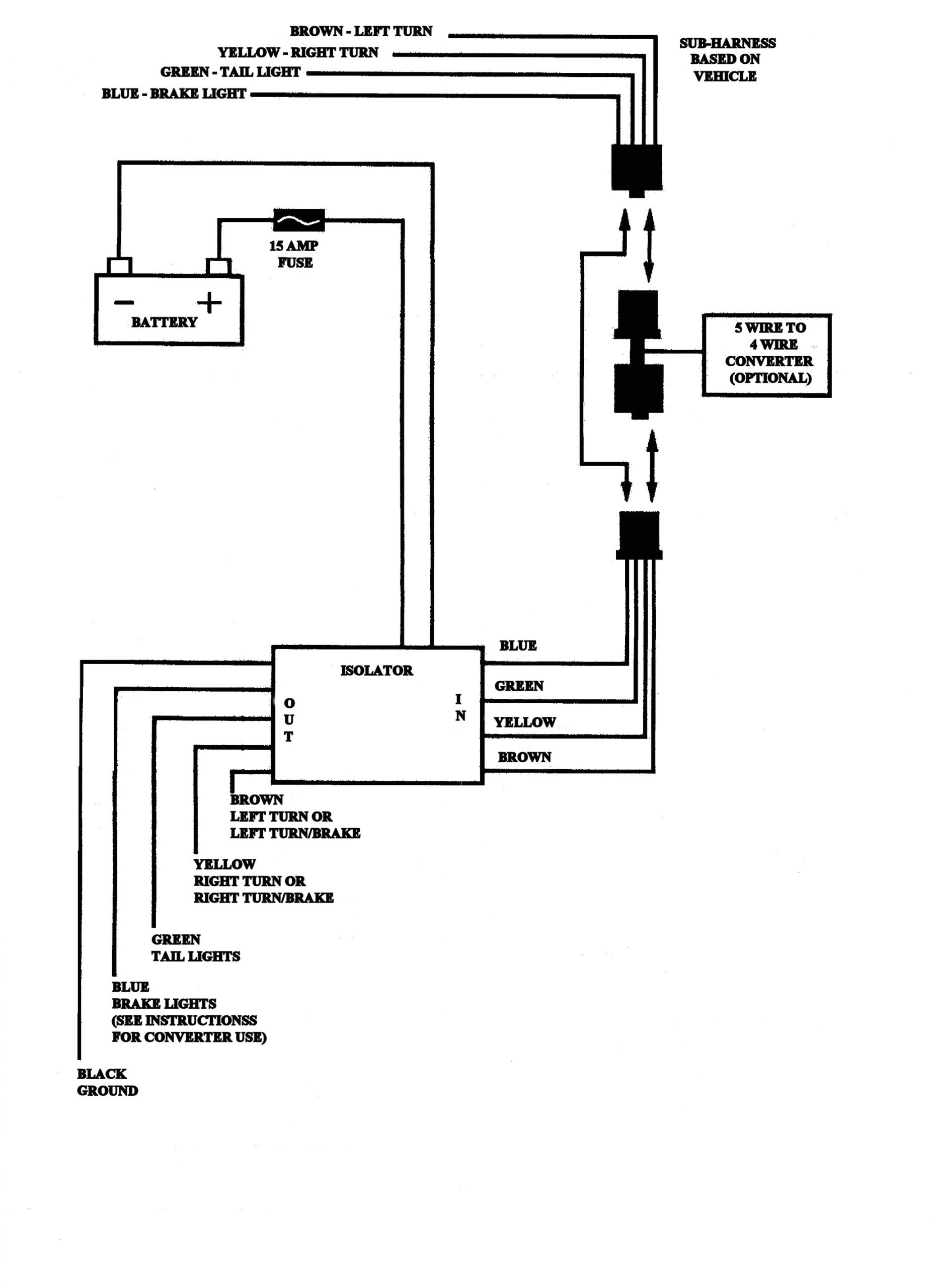 5 wire trailer wiring diagram troubleshooting