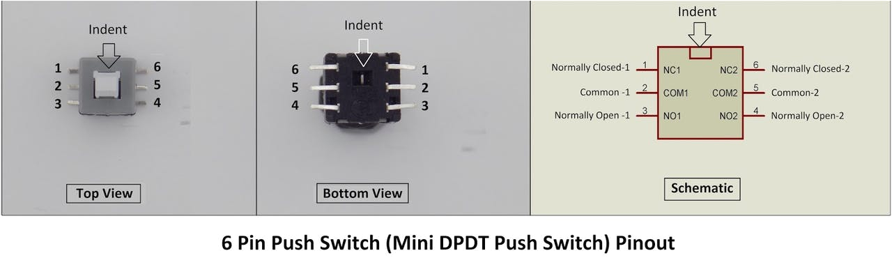 6 pin momentary switch wiring diagram