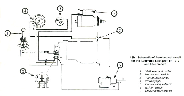 1968 vw beetle autostick wiring diagram