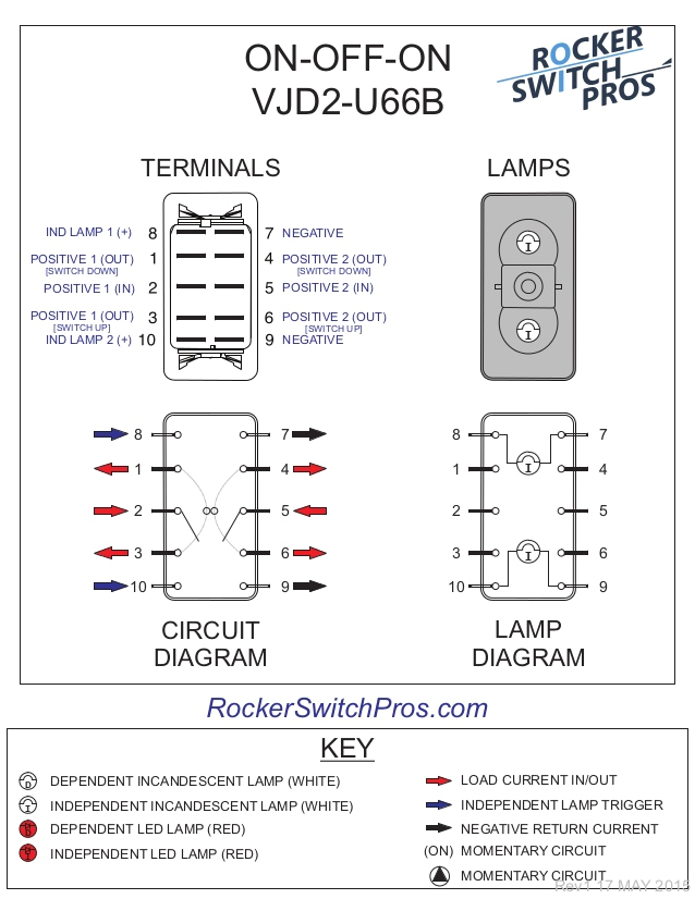dorman 8 pin rocker switch wiring diagram for your needs