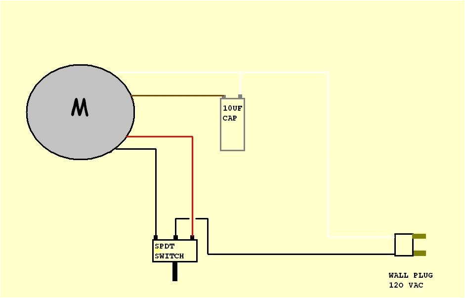 ac motor capacitor wiring diagram