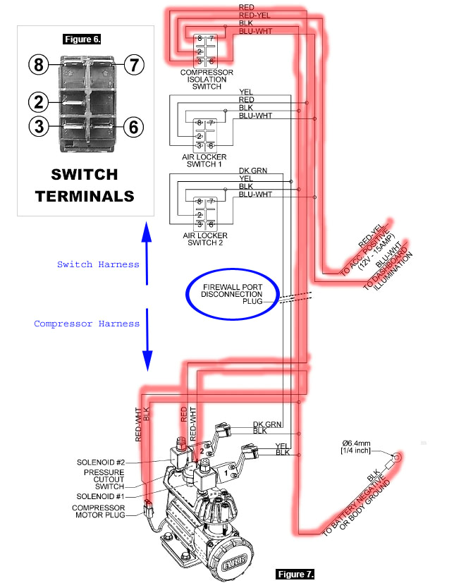 769955 arb air locker compressor wiring help