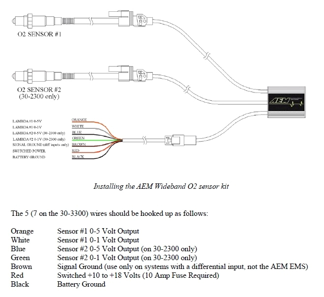 bosch 5 wire wideband o2 sensor wiring diagram