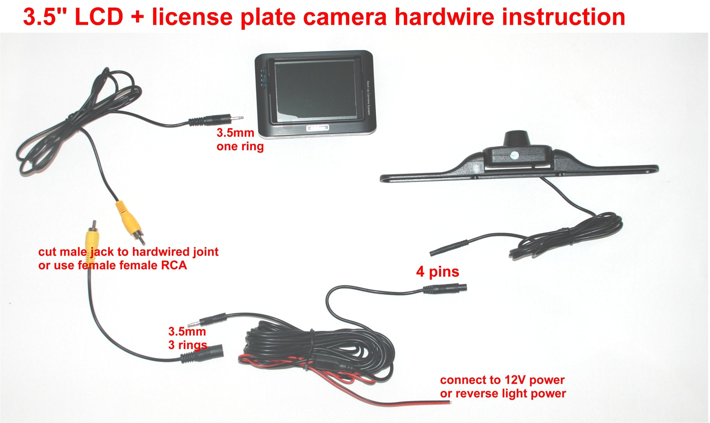 backup camera wiring schematic