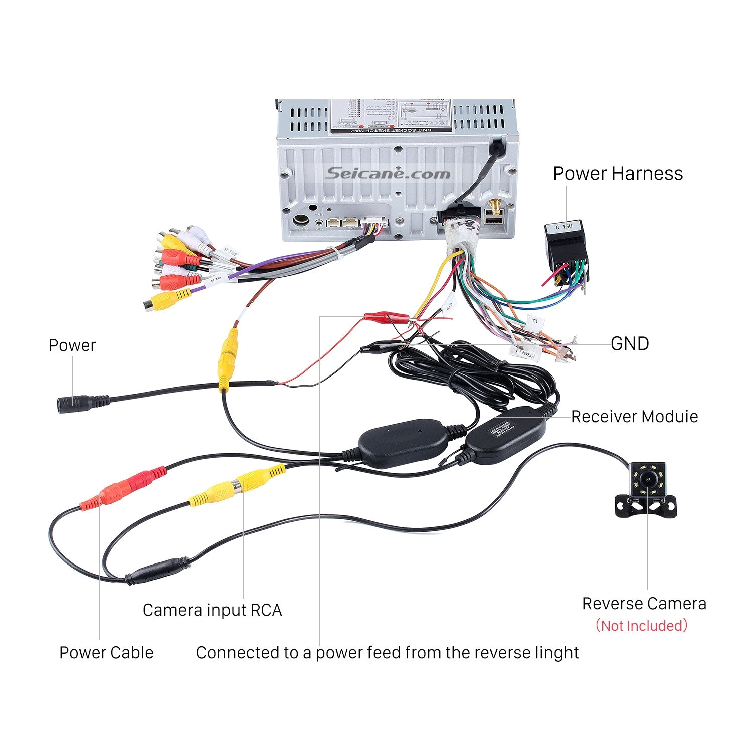 backup camera wiring schematic