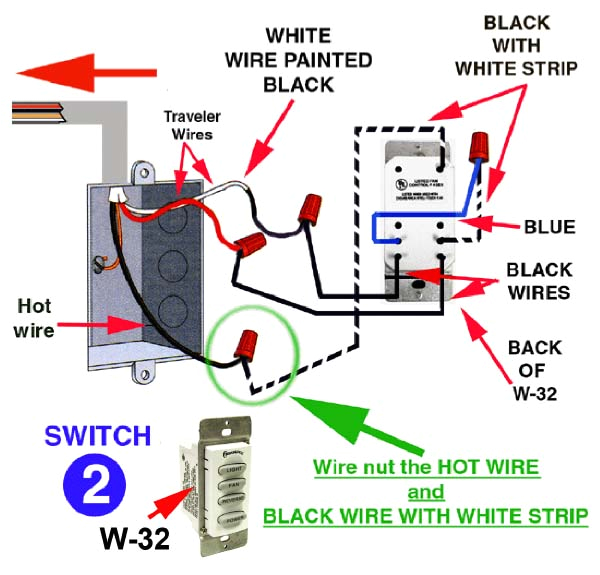 casablanca fan switch wiring diagram