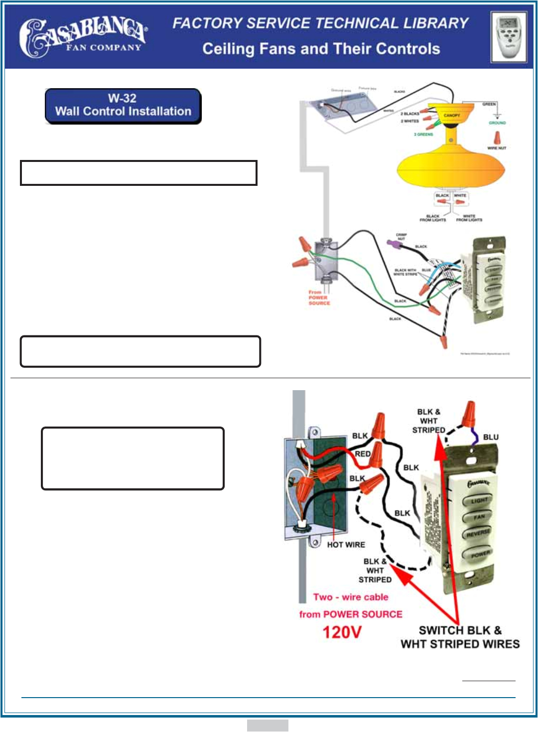 casablanca remote wiring diagram