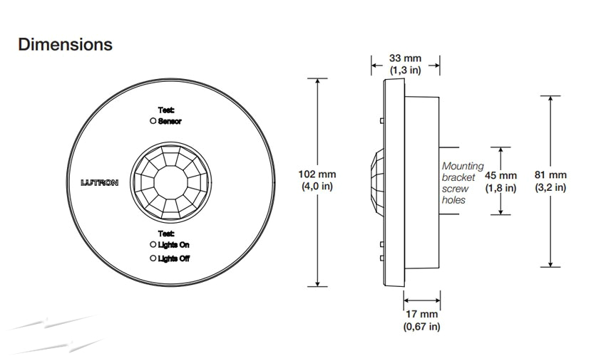 lutron ceiling occupancy sensor wiring diagram