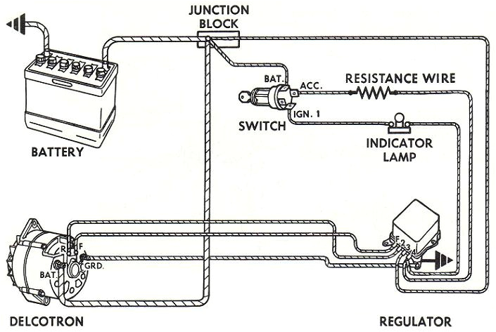 external regulated alternator wiring