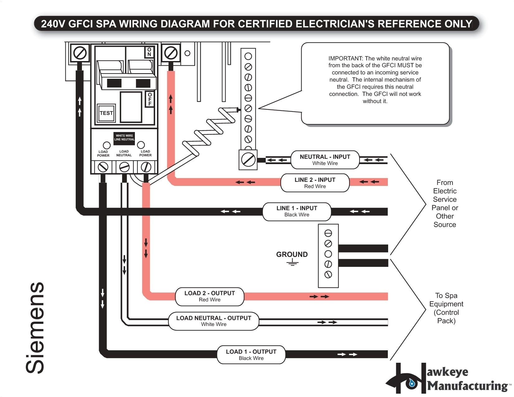 cooper gfci outlet wiring diagram