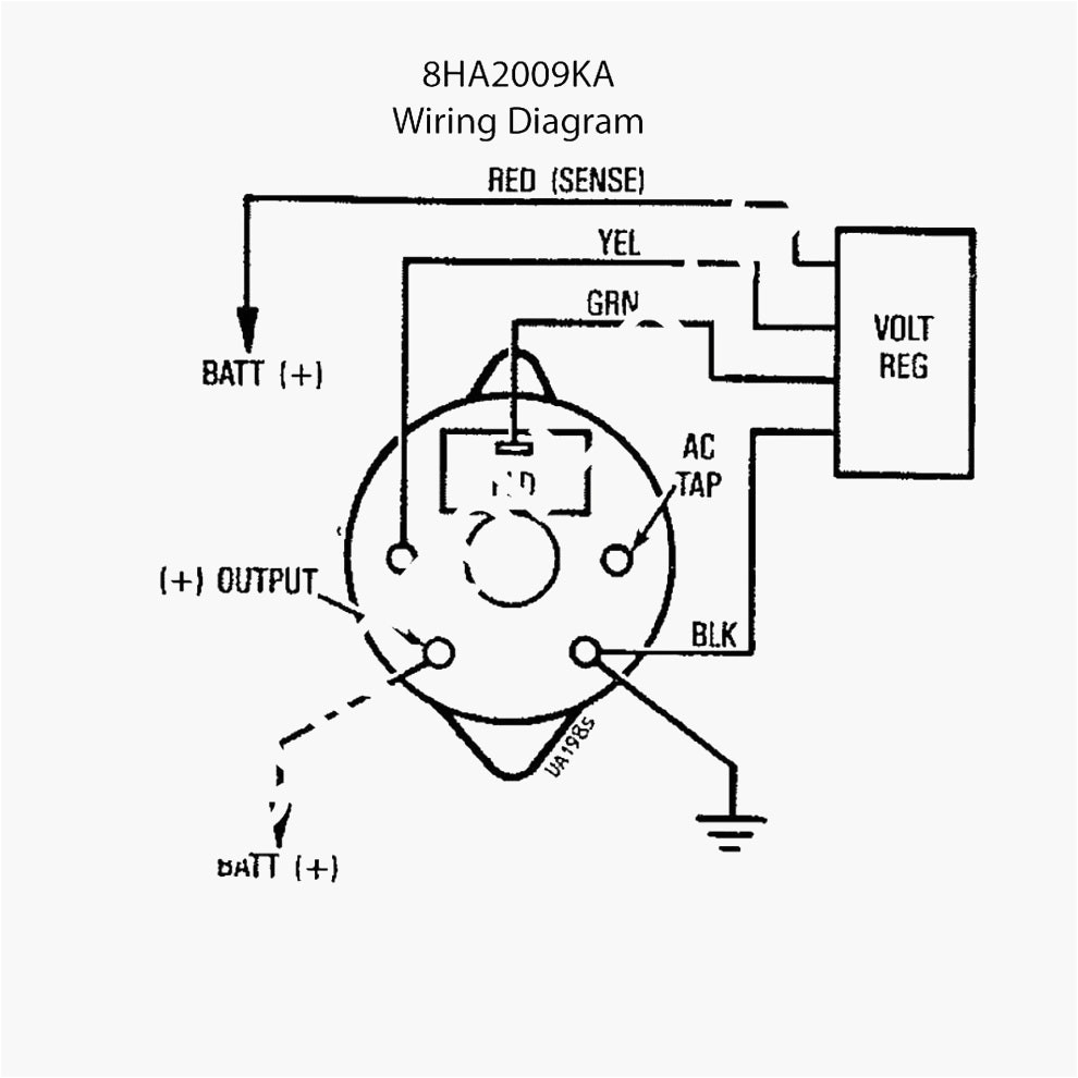 delco 10si alternator wiring diagram
