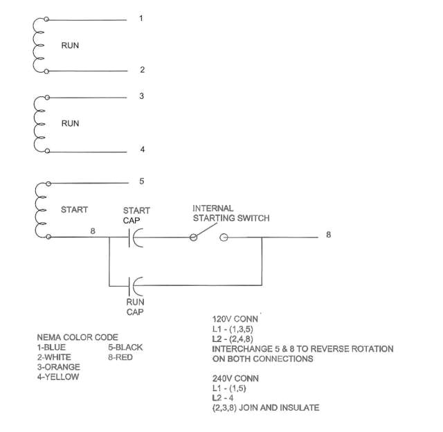 doerr motor lr22132 5hp capacitor wiring diagram