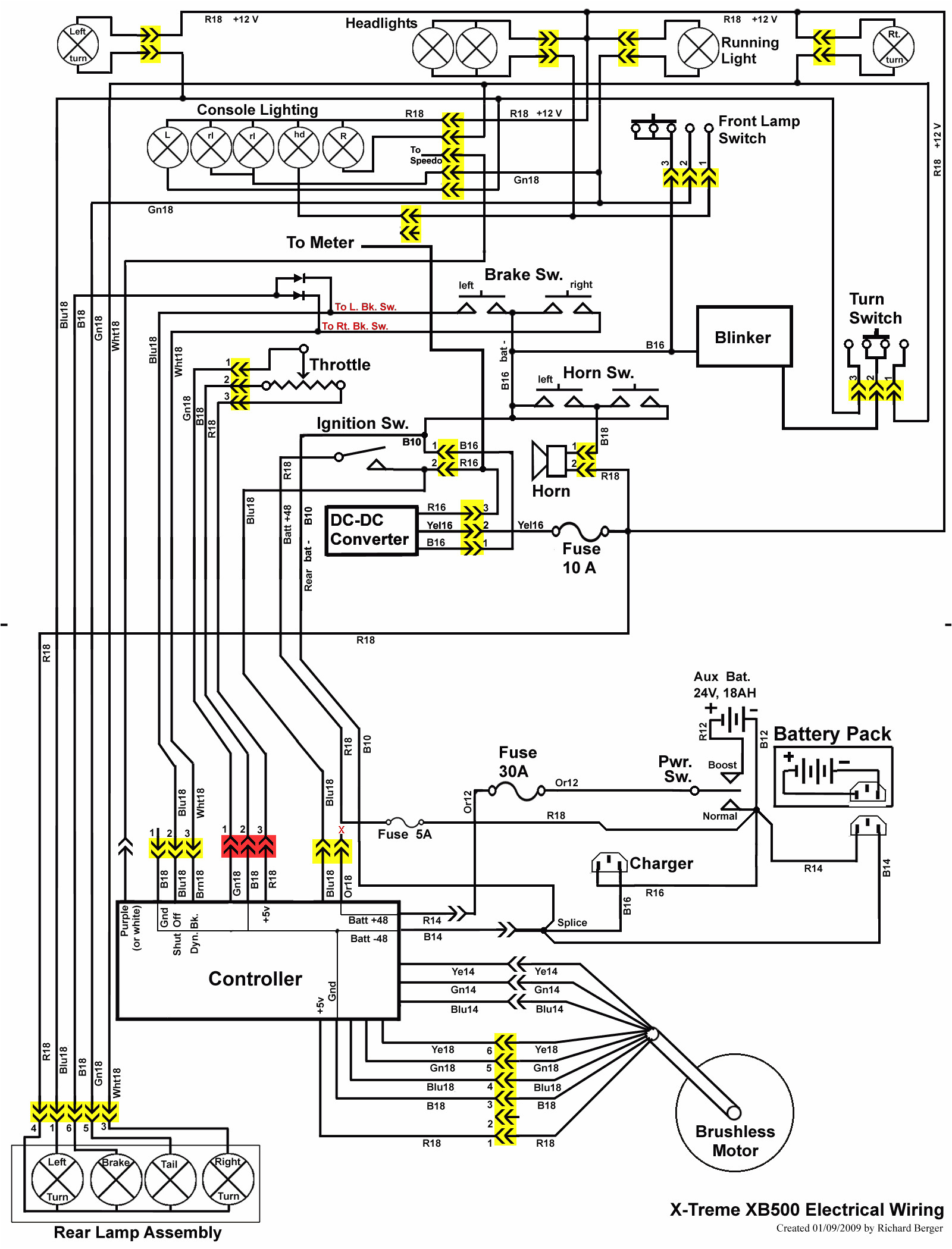 e bike controller wiring diagram