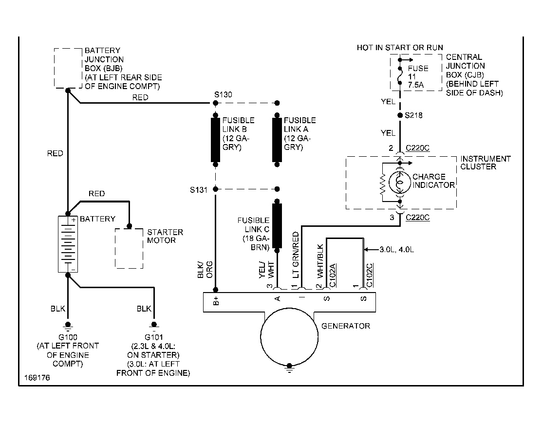 2000 ford ranger alternator wiring diagram pics