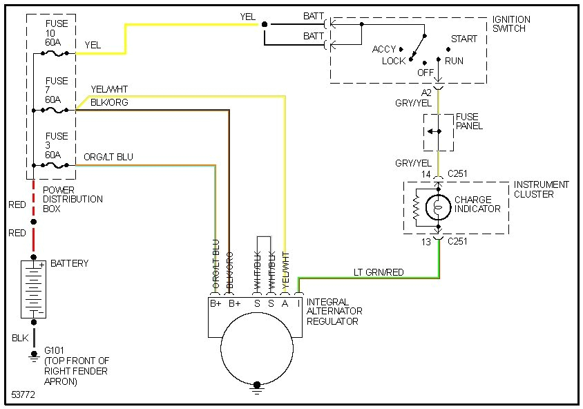 ford 302 alternator wiring diagram database