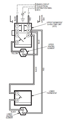 ge electric hot water heater wiring diagram database
