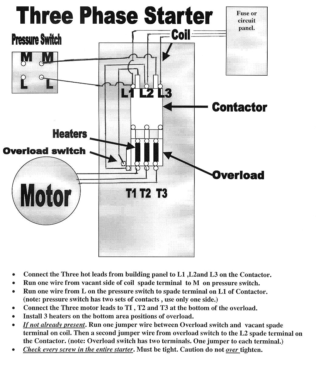 ge motor starter wiring diagram