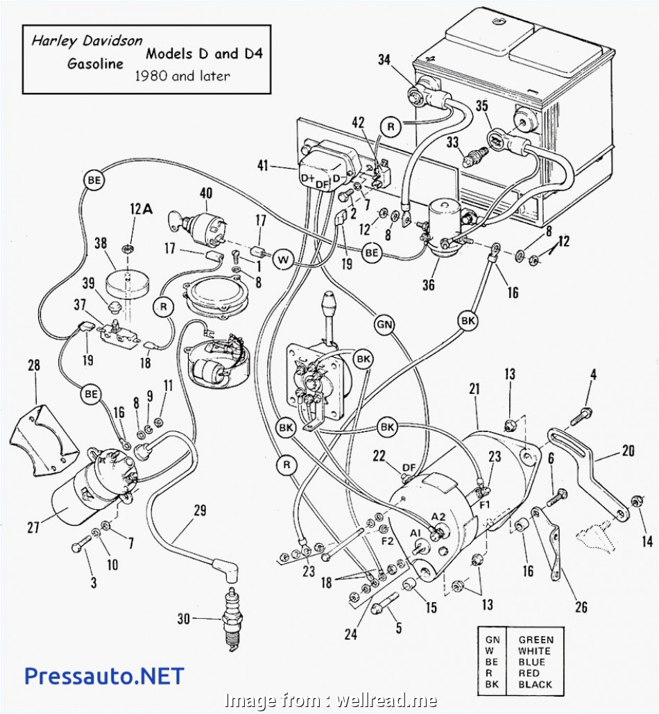 yamaha golf cart starter wiring diagram pictures wiring diagram club starter generator yamaha golf in harley davidson cart 89