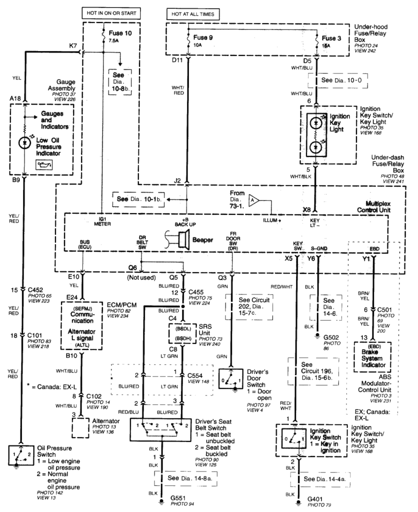 honda civic ecu wiring diagram free