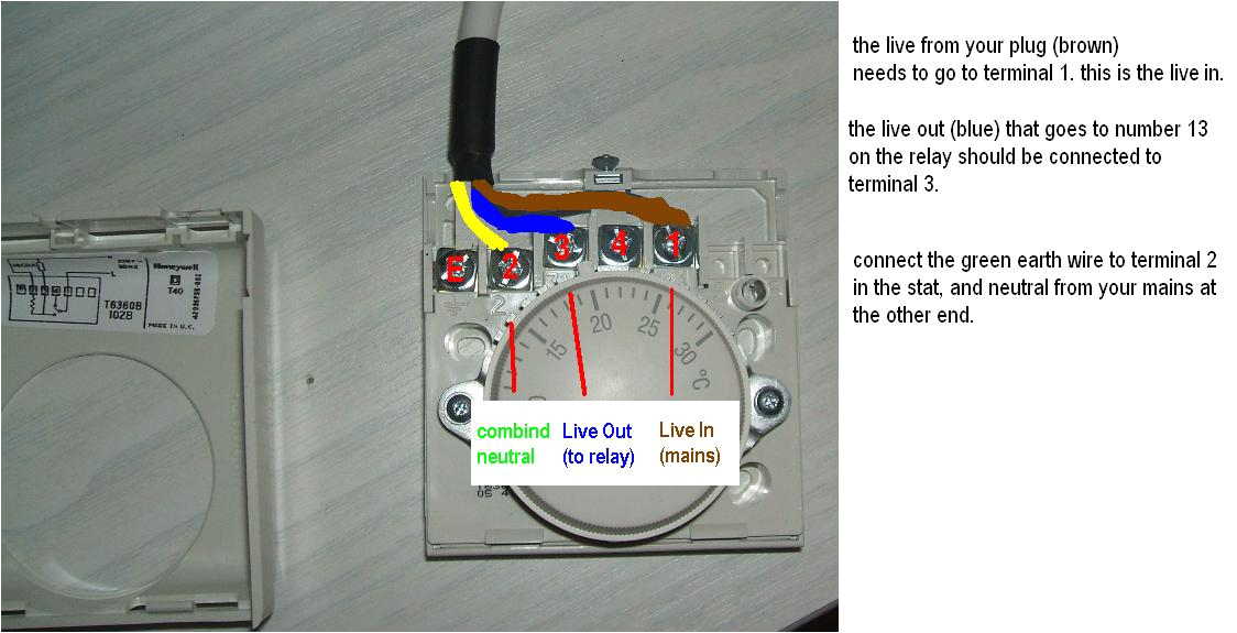honeywell thermostat wiring diagram uk