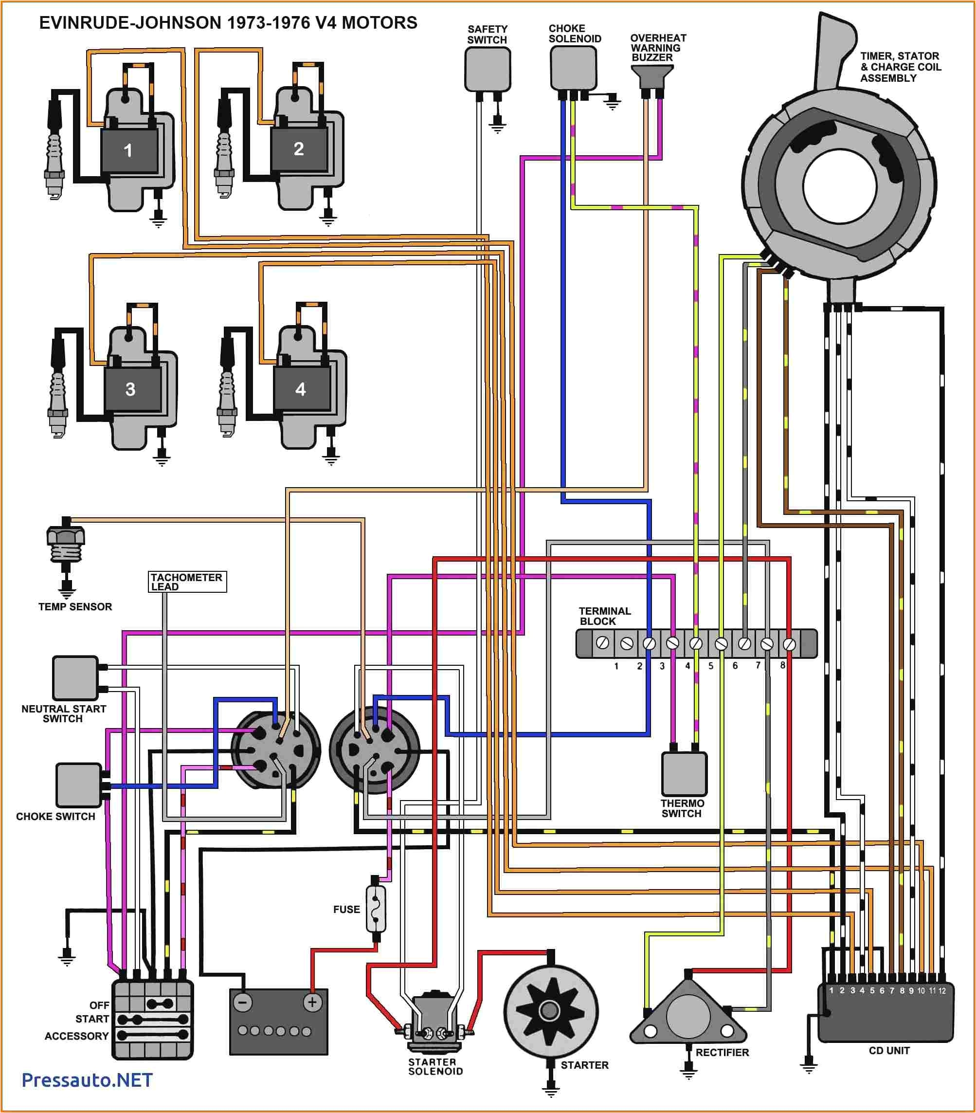 johnson outboard ignition switch wiring diagram