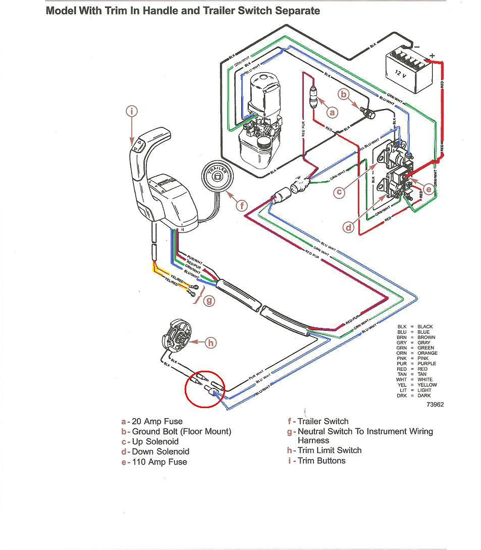 1997 nitro mercury outboard trim switch wiring diagram