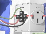 110v Ac Plug Wiring Diagram How to Wire A 220 Outlet with Pictures Wikihow