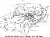 1966 ford Mustang Wiring Harness Diagram Courtesy Light Wiring Diagram for 1966 Mustang Wiring