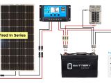 24 Volt Wiring Diagram Wiring the Four 12 Volt 100w solar Panels for 24 Volt Battery
