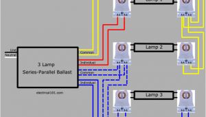 3 Lamp Ballast Wiring Diagram How to Replace 3 Lamp Series Parallel Ballast with Series