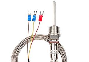 3 Wire Pt100 Wiring Diagram Amazon Com Crocsee Rtd Pt100 Temperature Sensor Probe 3 Wires 2m