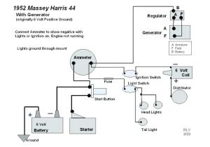 6 Volt Generator Wiring Diagram Farmall A Tractor 6 Volt Positive Ground Wiring Diagram Wiring