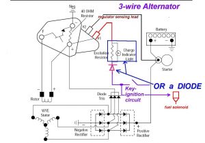 Alternator Wiring Diagram Internal Regulator 3 Wire Alternator Regulator Diagram Seaboard Marine