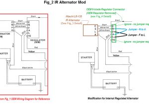 Alternator Wiring Diagram Internal Regulator Internal Regulated Alternator Conversion