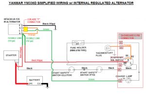 Alternator Wiring Diagram Internal Regulator Internal Regulated Alternator Conversion