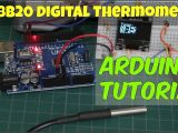 Arduino Ds18b20 Wiring Diagram Ds18b20 Digital Temperature Sensor Arduino Tutorial Youtube