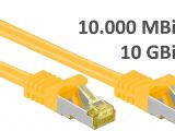 Cat 7 Ethernet Cable Wiring Diagram Kab24a Rj45 Patchkabel Gelb Netzwerkkabel Computerkabel Cat 7 Rohkabel 600 Mhz Halogenfrei 10 Gbit S Reines Kupfer