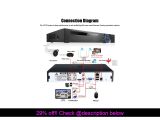 Cctv Camera Installation Wiring Diagram Review 4ch 5mp Ahd Dvr Kit Plug and Play Cctv System Super Hd 5mp Weatherproof Security Camera 3 6m