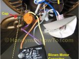 Ceiling Fan Capacitor Wiring Diagram Fix A Blown Ceiling Fan Capacitor Housekeeping Ceiling Fan Motor