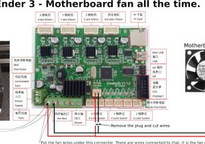 Creality Ender 3 Wiring Diagram Ender 3 Motherboard Fan Fix Ender3