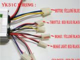 Electric Bicycle Controller Wiring Diagram 24v 500w Set Electric Bike Controller Twist Throttle Brake Lever