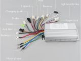 Electric Bicycle Controller Wiring Diagram Yk89s 36v 48v 500w 26a Brushless Dc Motor Controller Electric Bike